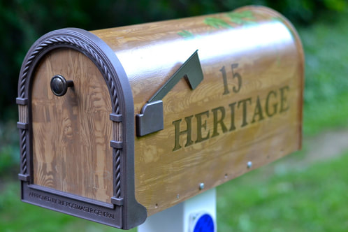 custom mailbox gift newlywed new home owners