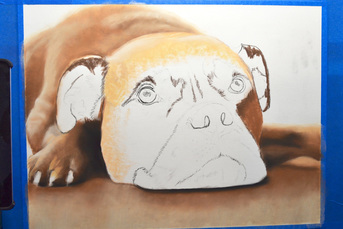 custom dog pet portrait gift imagine art